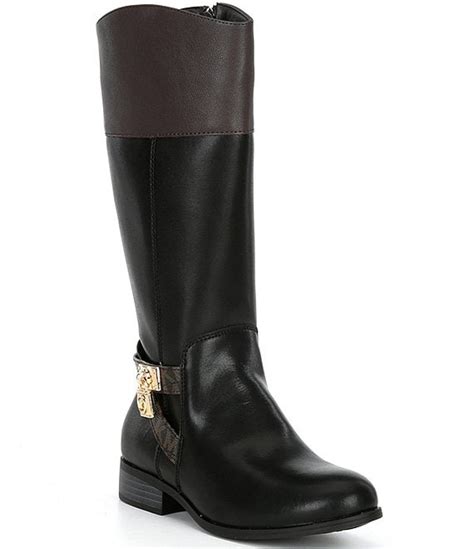 michael kors toddler boots|michael kors finley riding boots.